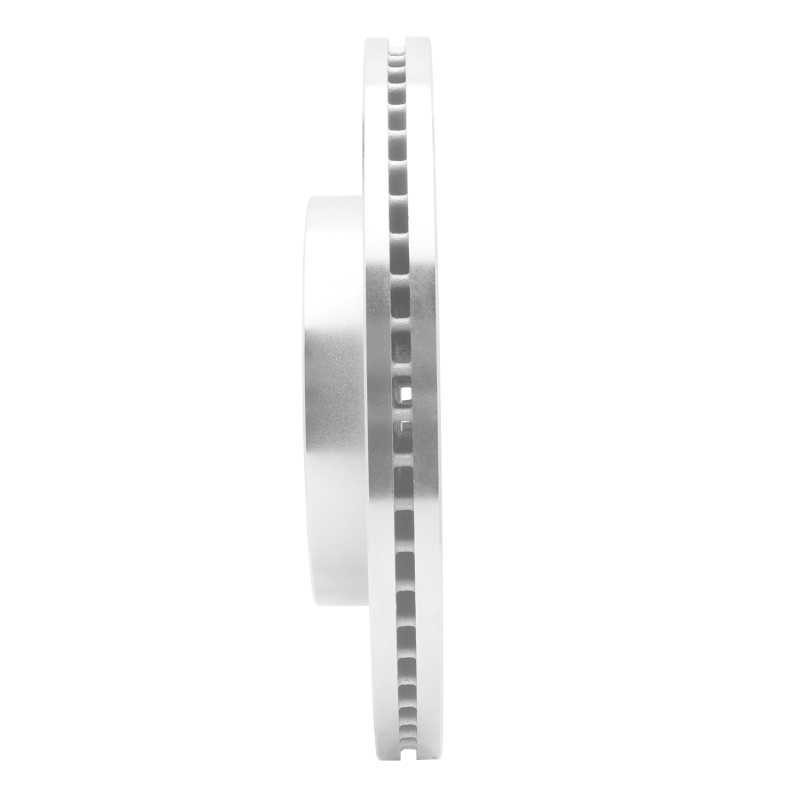 Cadillac Vistiq Brake Rotor (1) - Front Right - R1 Concepts - Drilled & Slotted - Silver - `19-`26